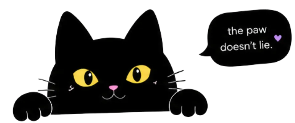 Cat peeking